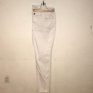 Old Navy White Jeans MidRise with Sculpt